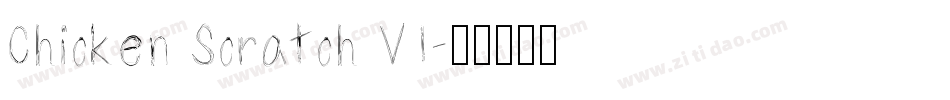 Chicken Scratch V1字体转换